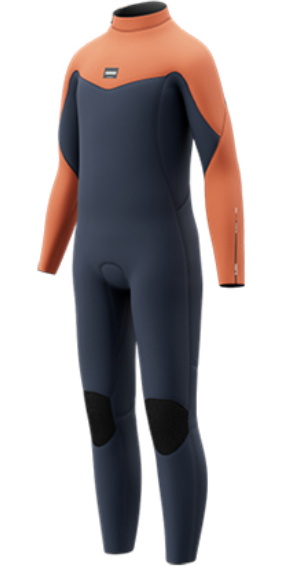2026 Mystic Kids Star 3/2mm Back Zip Wetsuit 35000.260051 - Navy / Orange